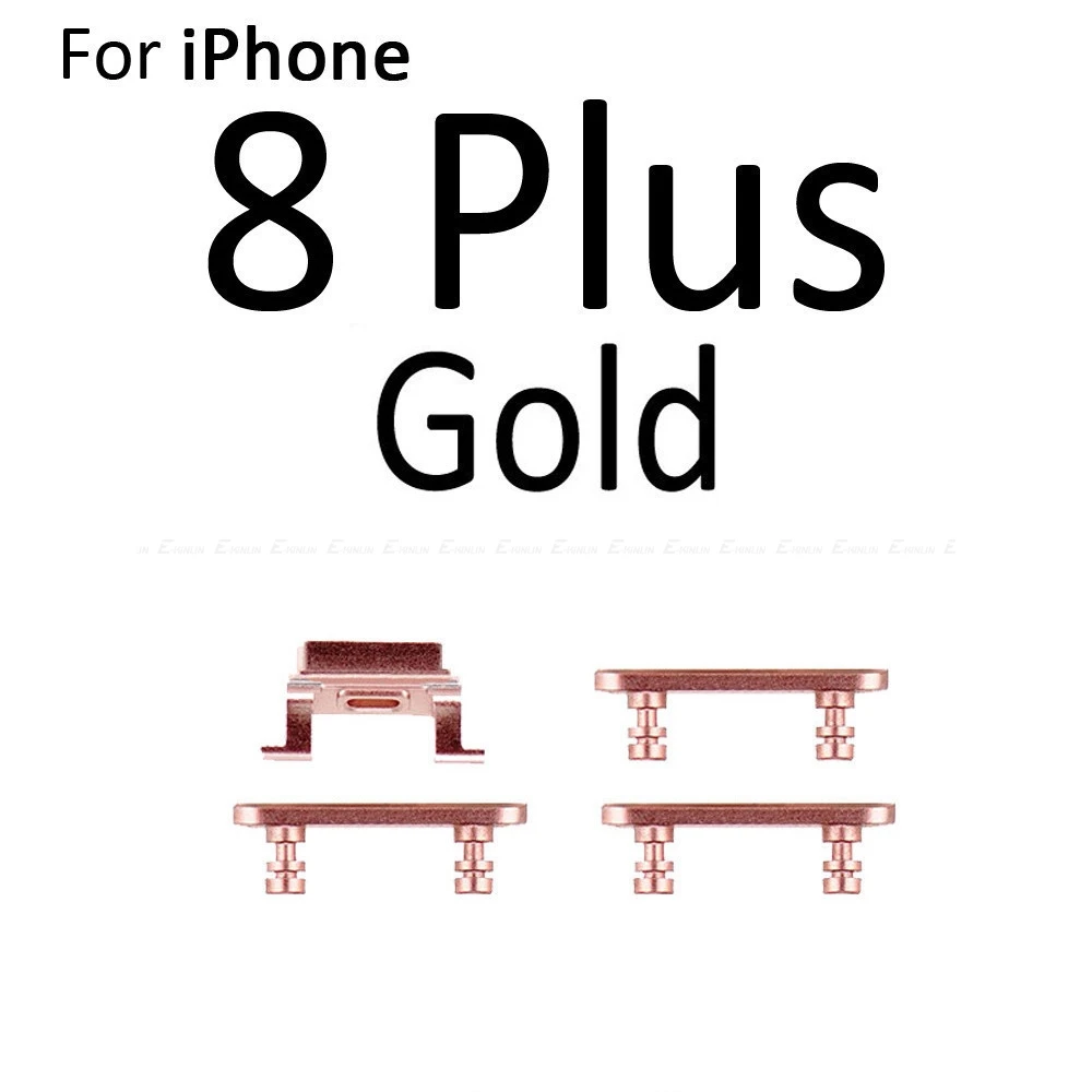 Боковая кнопка для iPhone 8 Plus SE 2020 включения и выключения громкости бесшумный