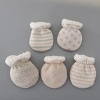 Зимние перчатки, варежки с защитой от захвата, утолщенные теплые флисовые перчатки, милые теплые перчатки для мальчиков и девочек, подарок для новорожденных