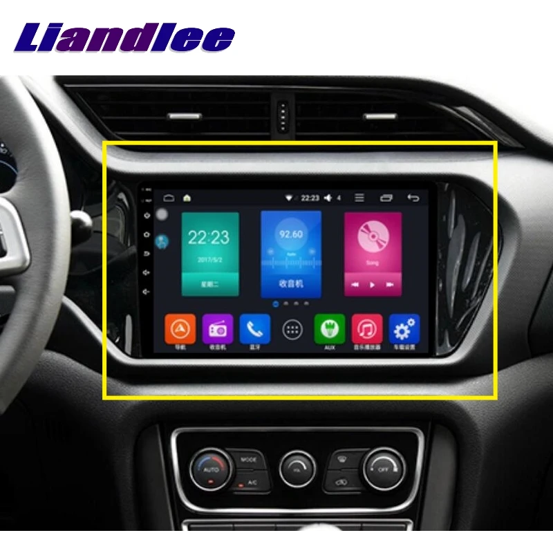 Автомагнитола Liandlee для Chery Tiggo 3 2017 ~ 2020 NAVI LiisLee IPS GPS карты Wi-Fi автомагнитола