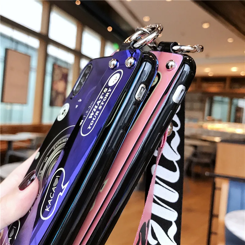 Чехол с плечевым ремнем через плечо для funda iphone 11 Pro 7 8 6 6s Plus розовый чехол камеры xs