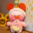 Корейские плюшевые игрушки Lalafanfan, 30 см, кавайная кукла, мягкие игрушки в виде животных, подарок на день рождения для девочек