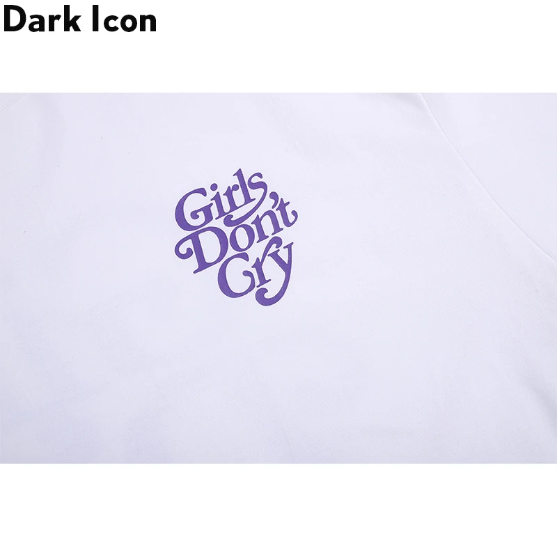 Мужские и женские футболки Dark Icon с круглым вырезом уличные | Мужская одежда