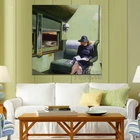 Эдвард Хоппер, женщина, чтение, настенное искусство, холст, живопись, плакаты, принты, современная живопись, Настенная картина для гостиной, украшение для дома