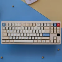 1 set pbt dye subbed keycap for mechanical keyboard gmk soy milkkey caps cherry profile for mx switch gh60 gk61 gk64 87 96 104