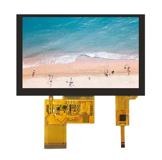 Емкостный сенсорный цветной экран 5 0 дюйма 16 7 М 24 бит RGB 40PIN HD TFT LCD GT5688 800(RGB)* 480 6P I2C
