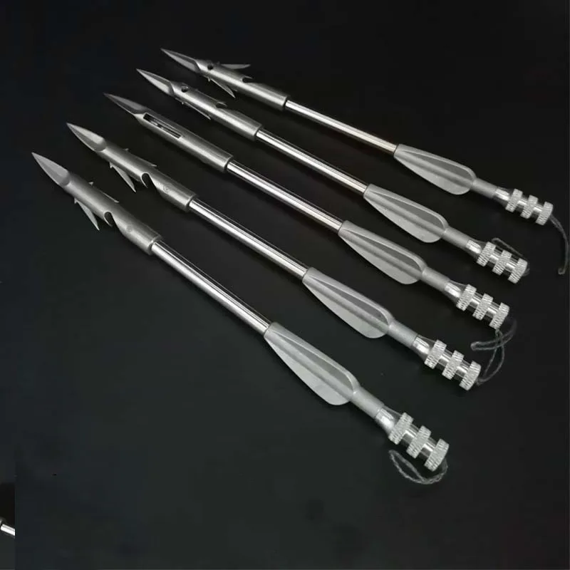 

3/5pcs Shooting Fish Darts Stainless Steel Slingshot Shot Fish Shooting Fish Darts Outdoor Arrow Catapult Fish Dart Tools