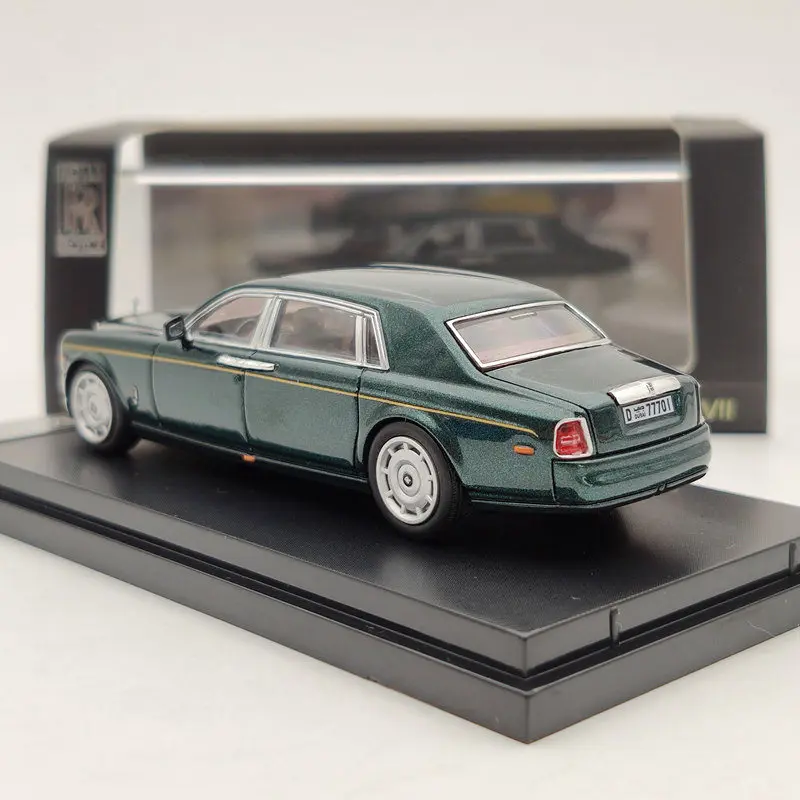 Лимитированная коллекция 1/64 для моделей Diecast темно зеленого цвета Phantom VII
