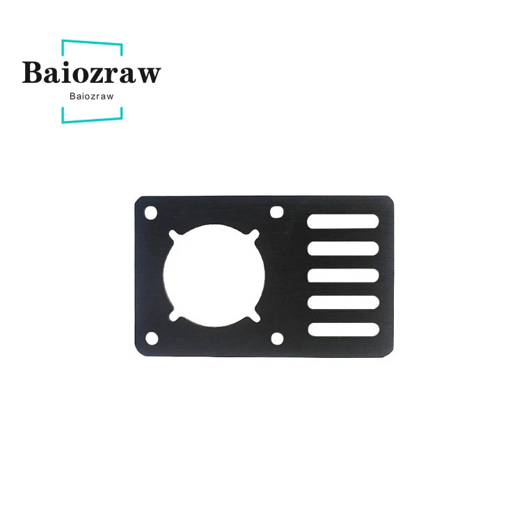 

3D Printer Part Openbuilds Nema23 Motor Mounting Plate Aluminum 96.5mmx60mmx3mm Fixed Bracket OX CNC V-slot