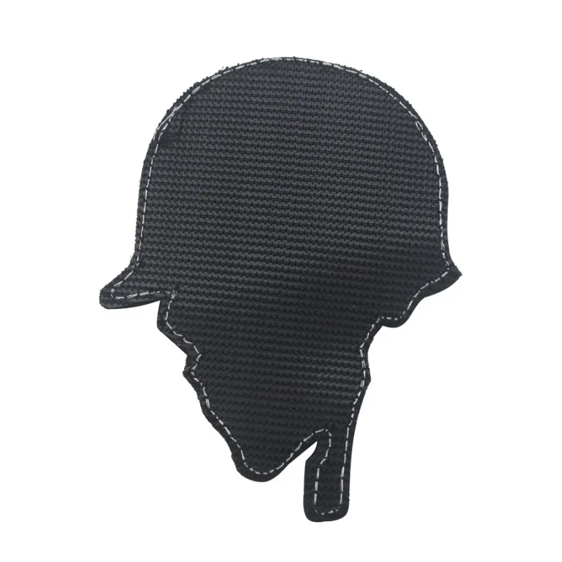 Череп солдатский шлем заплата вышивки нарукавная нашивка в стиле милитари