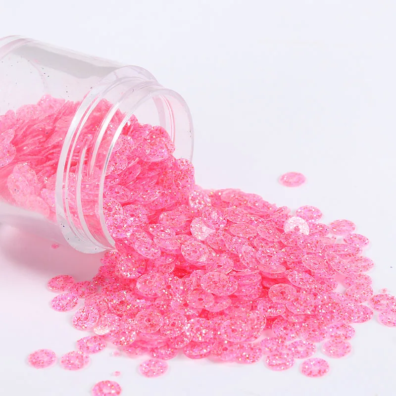 JCF dark pink Блестки 4 мм блестки плоские круглые свободные блестки шитье свадебное украшение ремесло скрапбук DIY аксессуары 2000 шт - Цвет: JCF dark pink