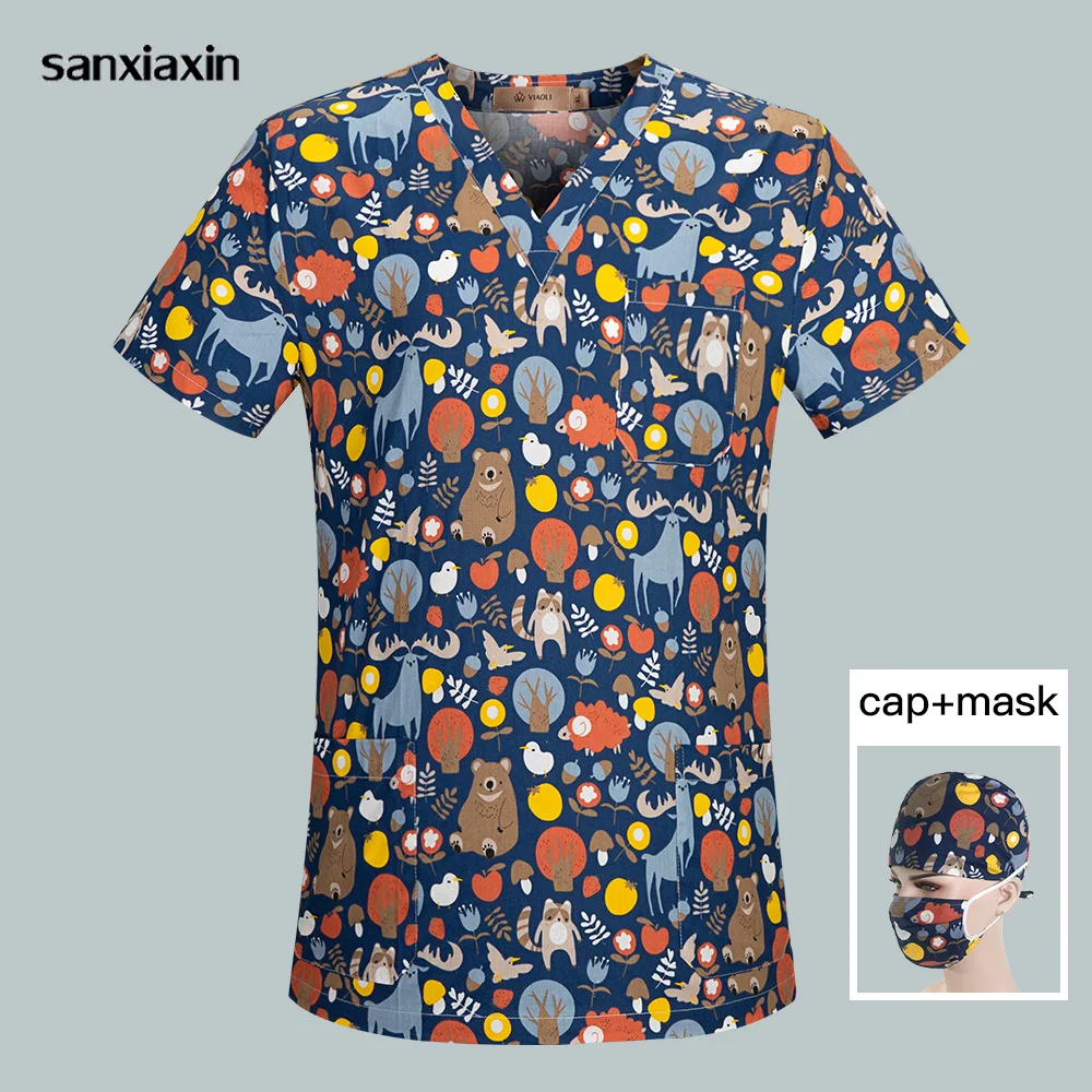 

New Hospital Doctor Nurse workwear Breathable Medical Surgical Uniforms Women and men Beauty salon medical spa uniform wholesale