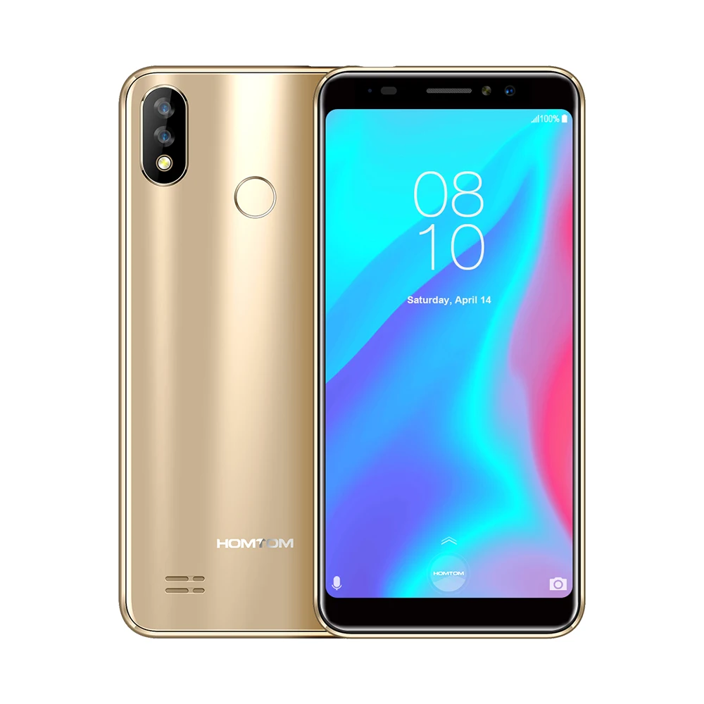 HOMTOM C8 5,5 дюймов 18:9 полный Дисплей Android 8,1 2 ГБ+ 16 Гб 13MP 3000 мА/ч, отпечаток лица разблокирован смартфон 4G