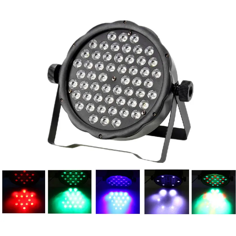 

54x3W LED Par Light RGBW Disco DJ Wash Light Equipment DMX 512 LED Uplights Strobe Stage Lighting Effect Light 12x3W LED Par Can