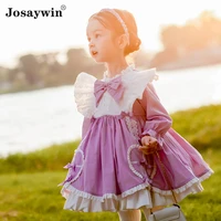 dress for girls baby summer autumn long sleeve wedding dress girl ball gown lolita style princess vintage party vestido clothing
