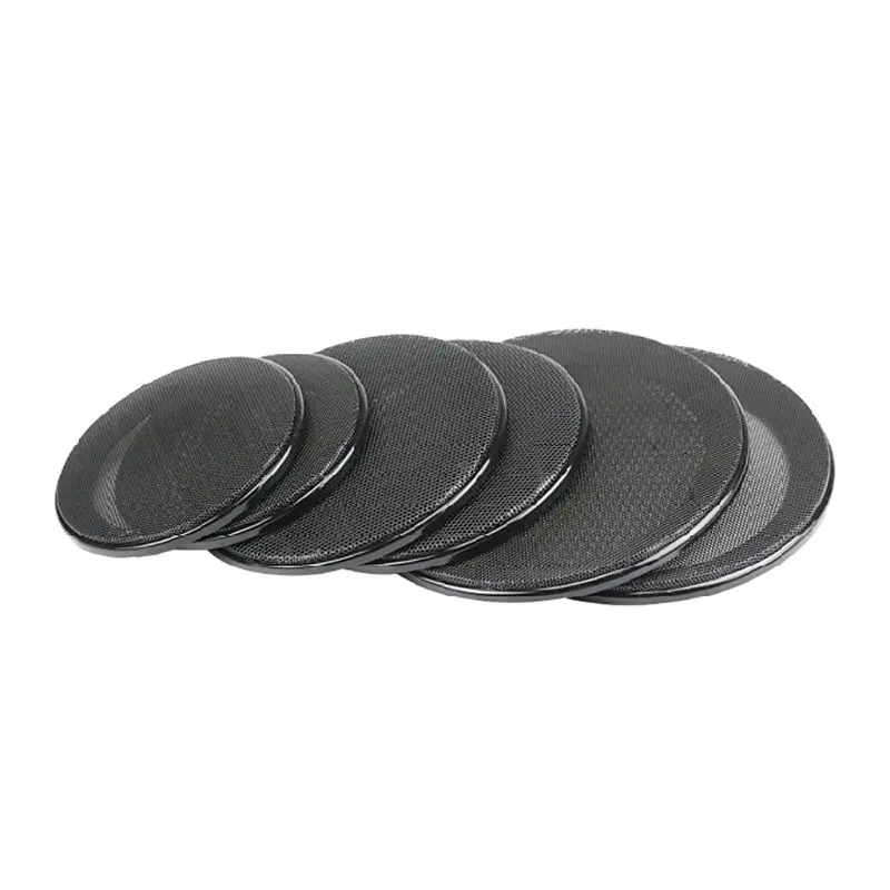 

1/2/3/4/5/6 Inch Black Car Speaker Grill Mesh Round Horn Protective Cover Circle Enclosure Net Decorative Accessories