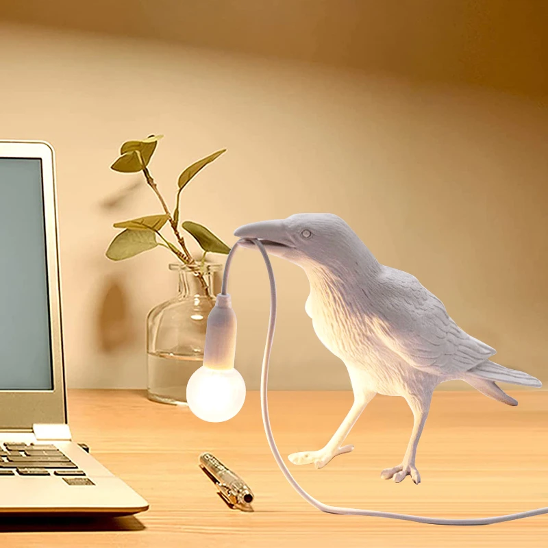 Настольная Светодиодная лампа Lucky Bird комнатное освещение прикроватный