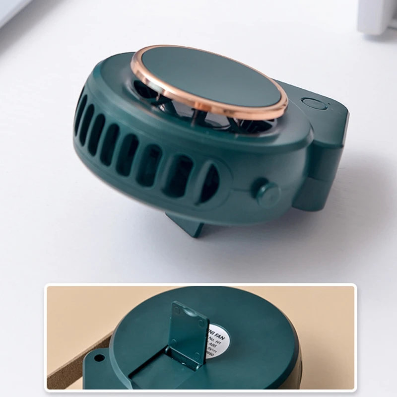 

Portable Hanging Necklace Fan USB Charging Small Air Cooler Multipurpose Summer