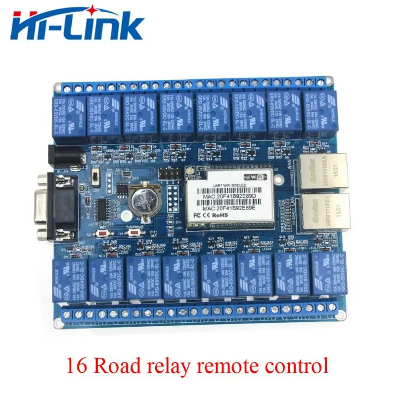 

Wifi relay module network relay 16-way remote control HLK-SW16