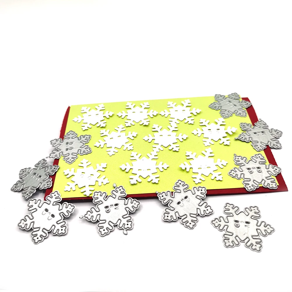 

Julyarts Snowflake Frame Fustelle Scrapbooking Accessories For DIY Scrapbooking Album Decorative Paper Cards Craft Engraving Die