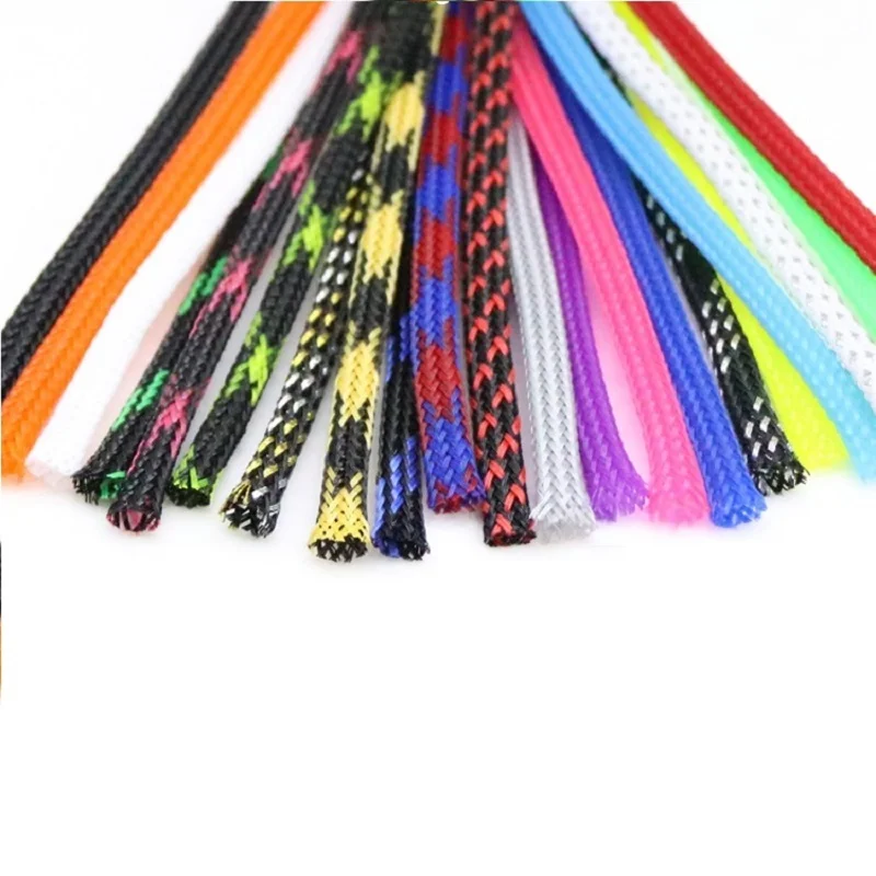 Плетеный Расширяемый ПЭТ рукав 35 мм плотная обмотка для проводов высокоплотная