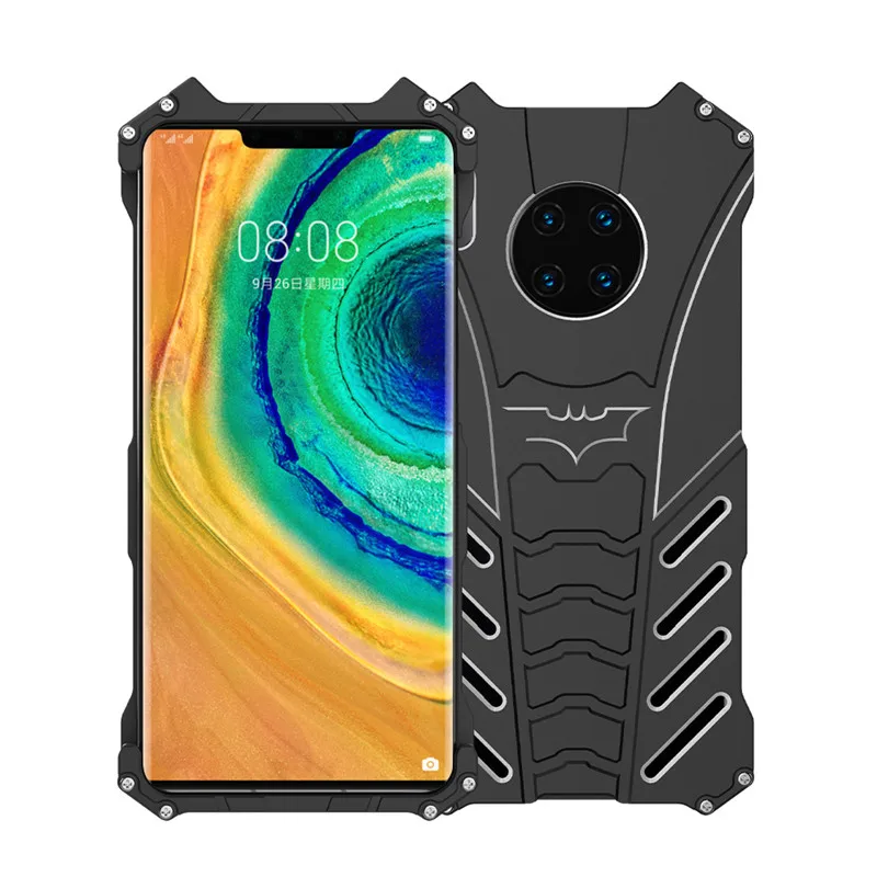Летучая мышь Бэтмен алюминиевый бампер чехол для телефона huawei mate 30 Pro 20X5G 10 Lite Nova 5i