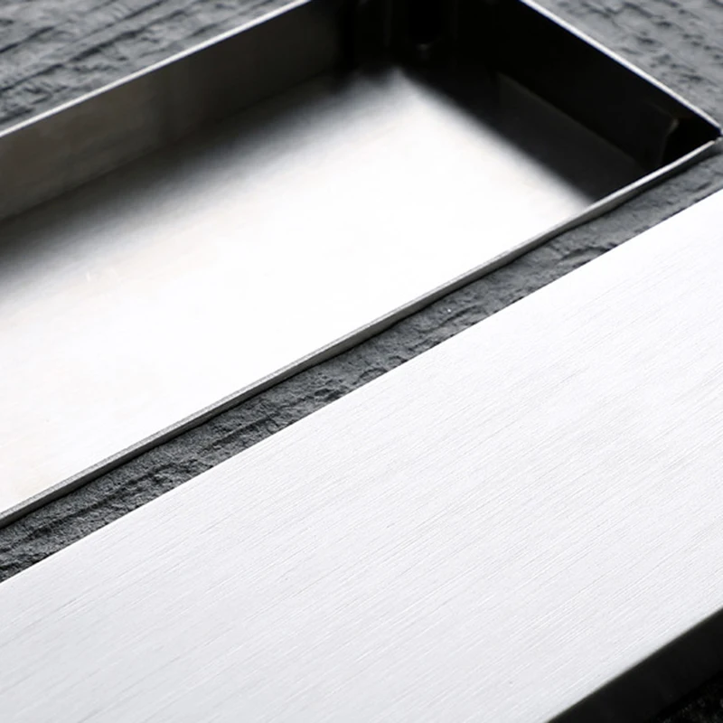 Слив для душа и вставка из матовой нержавеющей стали подходит плиточного