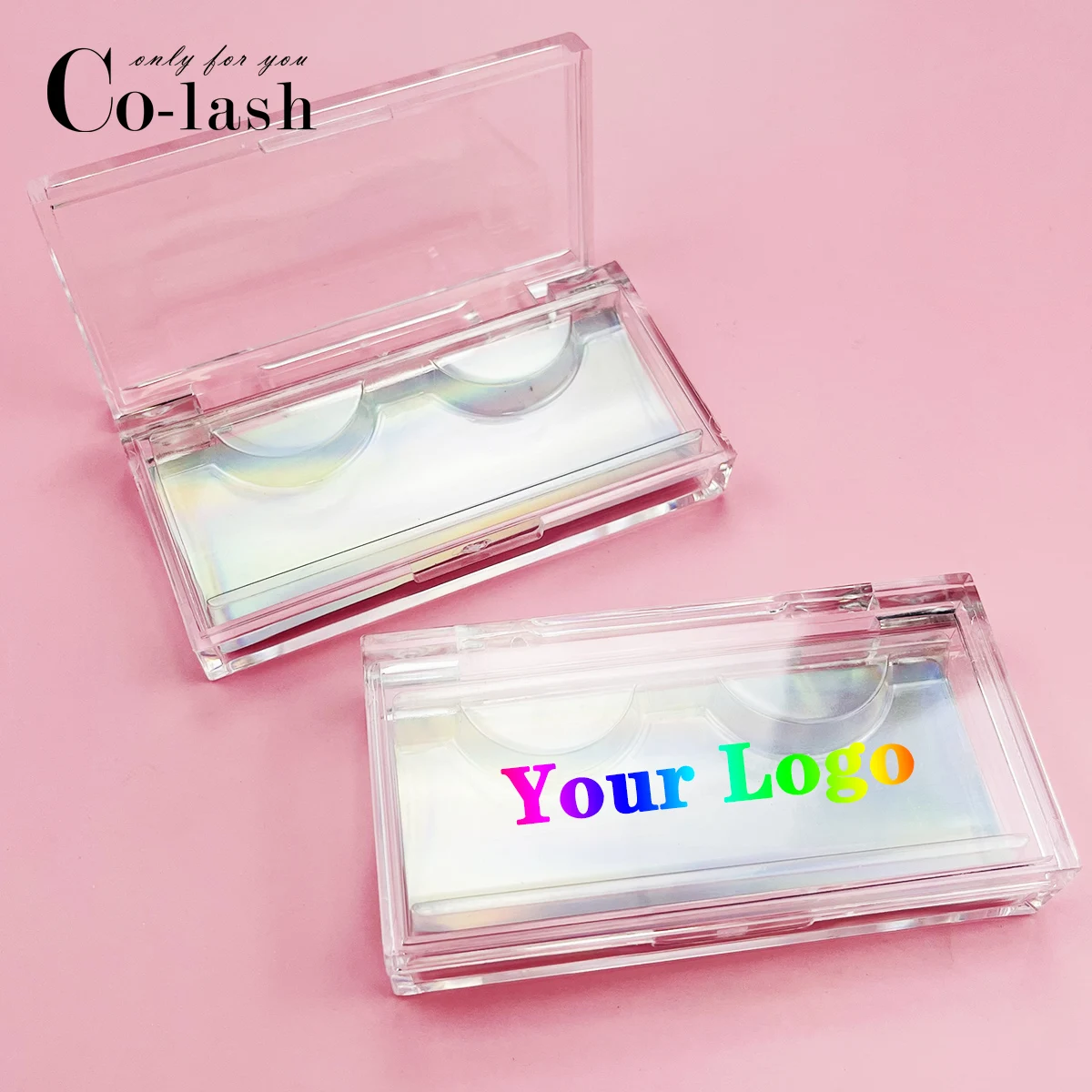 

Colash Custom Eyelash Packaging Box Acrylic Empty Lash Case Wholesale Custom Private Label Lash Packing box Clear Lash Box