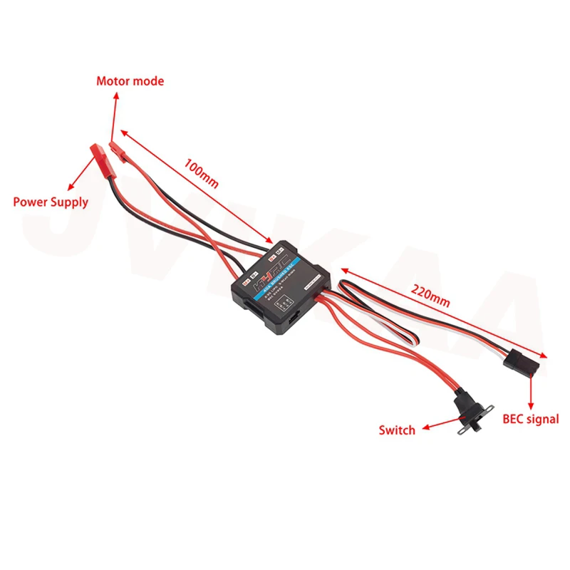 Щетчатый электронный регулятор скорости 30A 40A ESC 2 кГц щетчатый тормоз для WPL C24 C34 MN