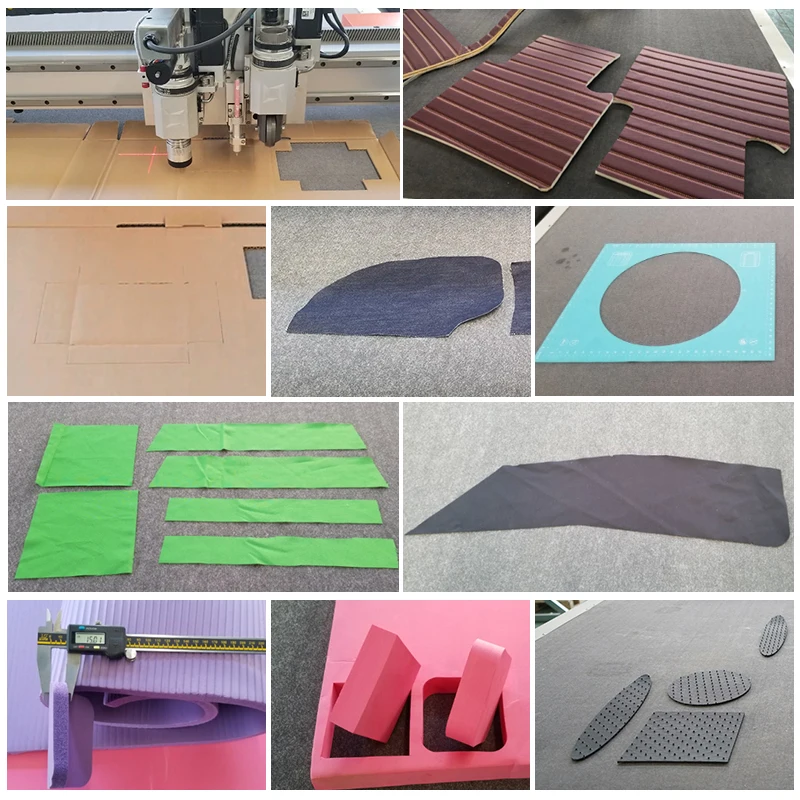 Большая скидка ЧПУ Осциллирующее лезвие кожаный резак/Вибрационный нож для