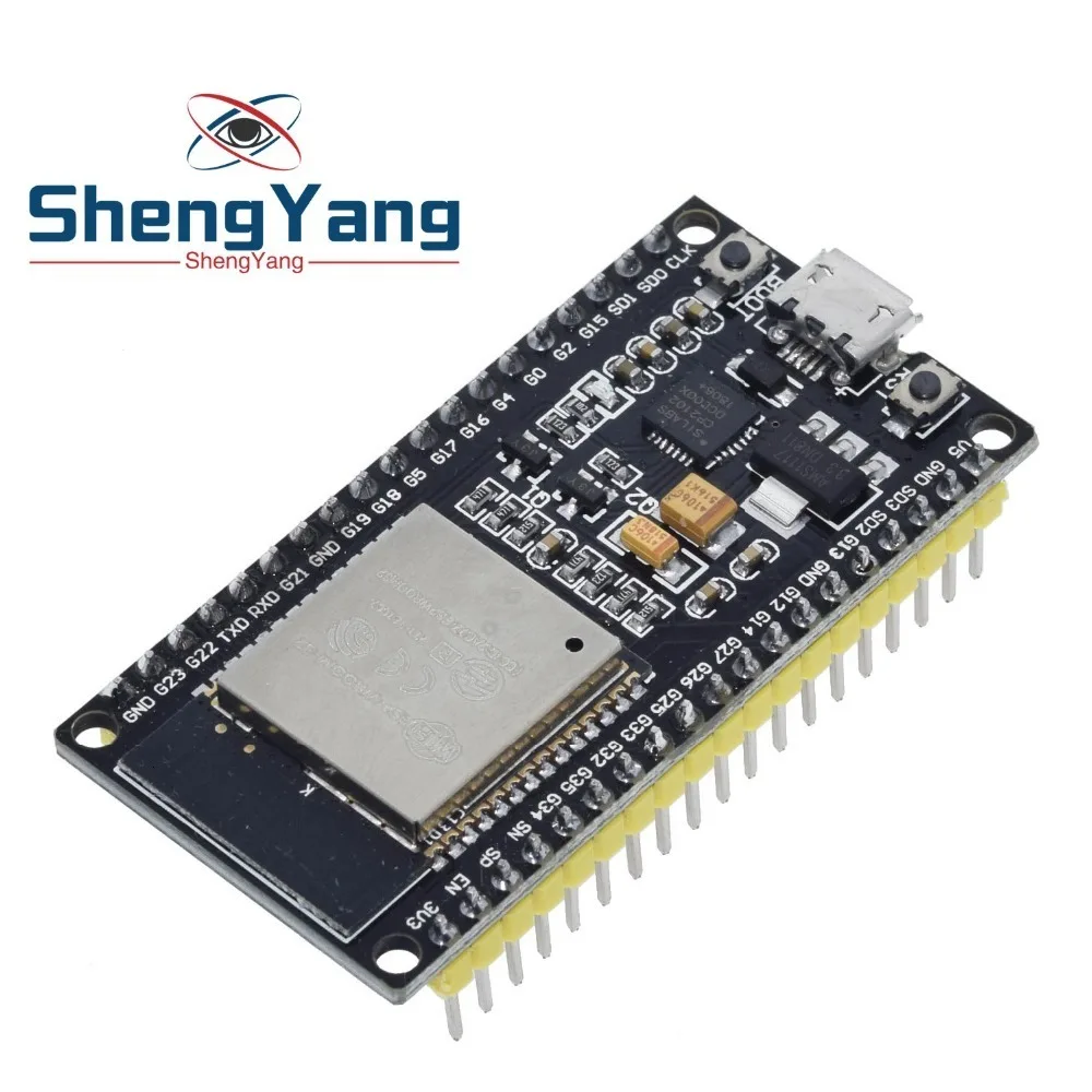 ESP32 ESP-32 ESP32S ESP-32S CP2102 беспроводной WiFi Bluetooth макетная плата Micro USB двухъядерный усилитель мощности фильтрующий модуль