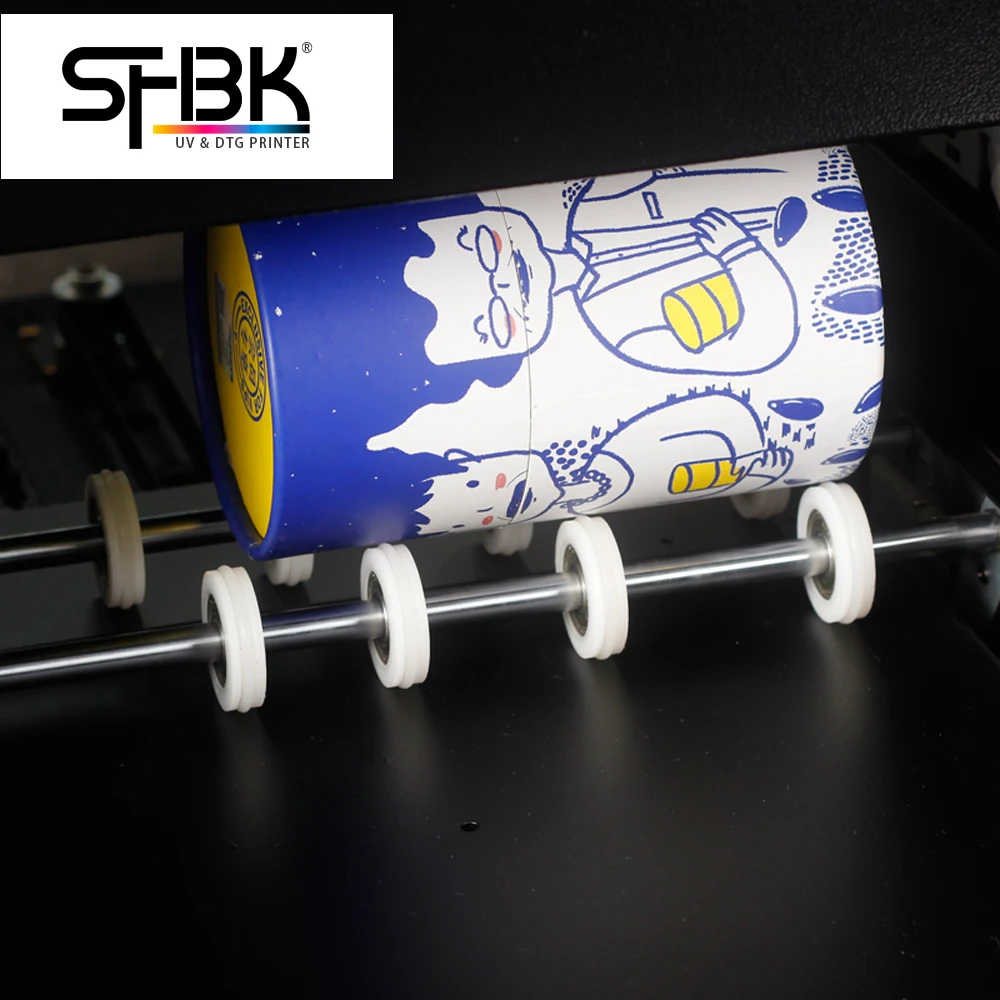 Полностью автоматический УФ-принтер A4 с вращающимся устройством цилиндра. Она