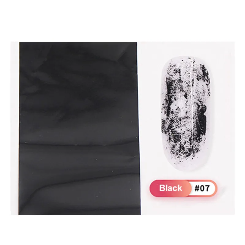 rose gold 07 7 цветов/комплект Голографическая фольга на ногти Лазерная AB цвета хлопья блестящая переводная наклейка маникюрный дизайн кончик для украшения ногтей - Цвет: rose gold 07