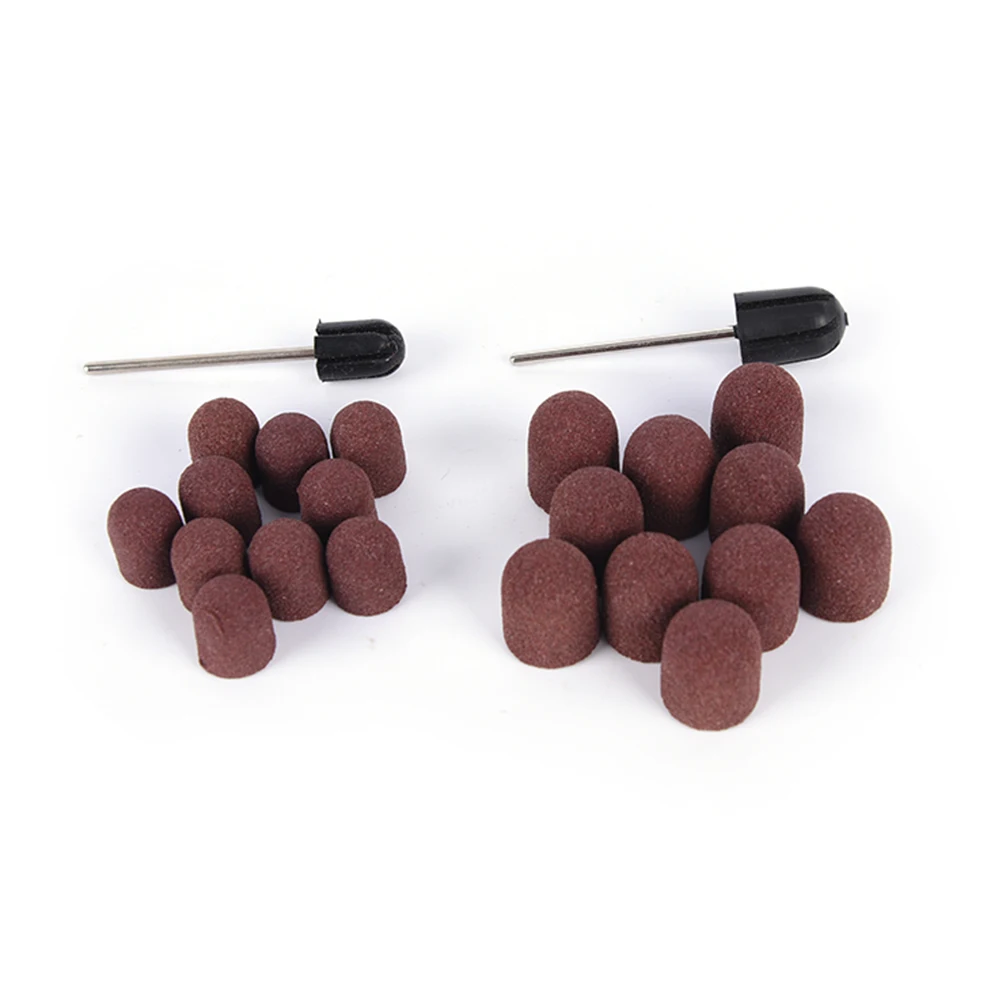 Электрическая дрель для ногтей 1 комплект шлифовальные ленты блочные колпачки +