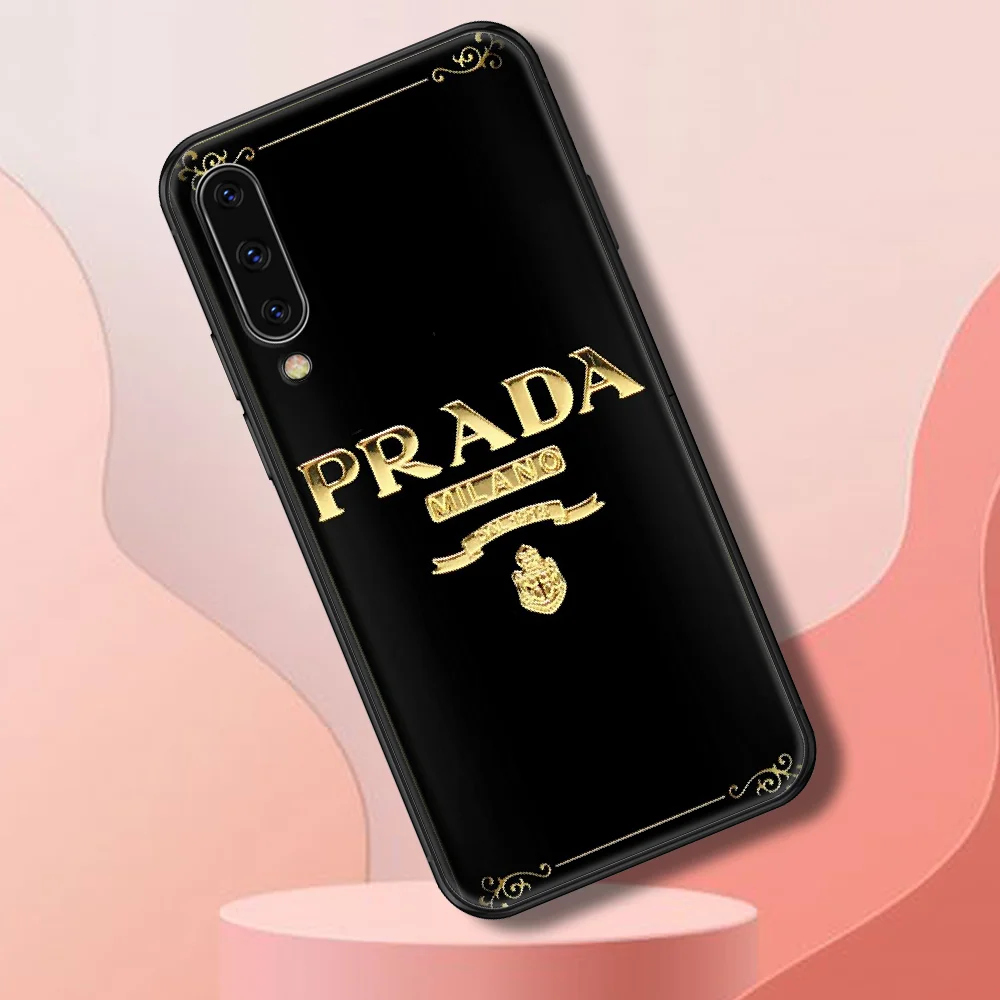 

Italy luxury Brand Phone case For Samsung Galaxy A 3 5 7 8 10 20 21 30 40 50 51 70 71 E S 2016 2018 4G black painting bumper