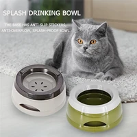 pet car bowl anti spill bottom dog feeding water dish anti skid pets dog cat travel bowls 750ml drinking bowl