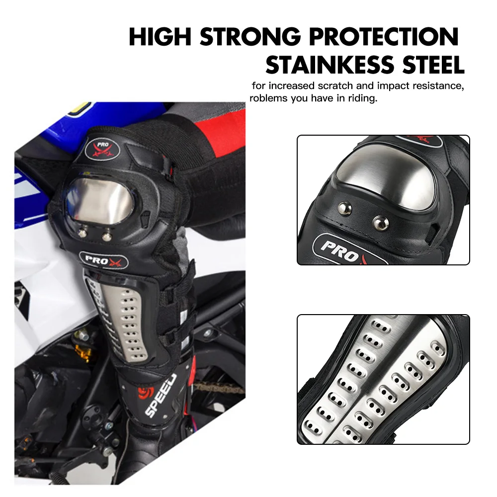Комплект защитных накладок из нержавеющей стали для взрослых защита на колено