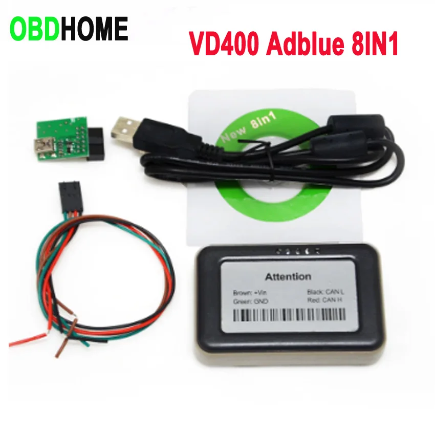 VD400 Adblue 8 в 1 Эмулятор датчика Nox Trucks поддержка эмулятора Euro 6 эмулятор AdBlue с