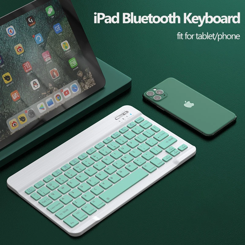 

Bluetooth Keyboard and Mouse for Tablet Phone Universal 10 inch Keyboard for Samsung S6 for iPad Pro Air 4 Keyboard 2.4G Mouse