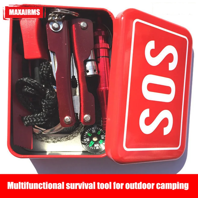 Maxairms кемпинг многоцелевой набор инструментов аптечка аварийные принадлежности