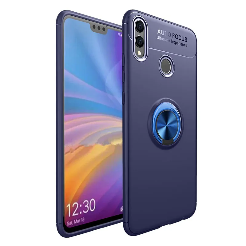 Чехол для huawei Y9, защитный чехол, полное защитное кольцо, магнитный держатель, ударопрочный TPU+ PC, для huawei Y9, автомобильный чехол, чехол