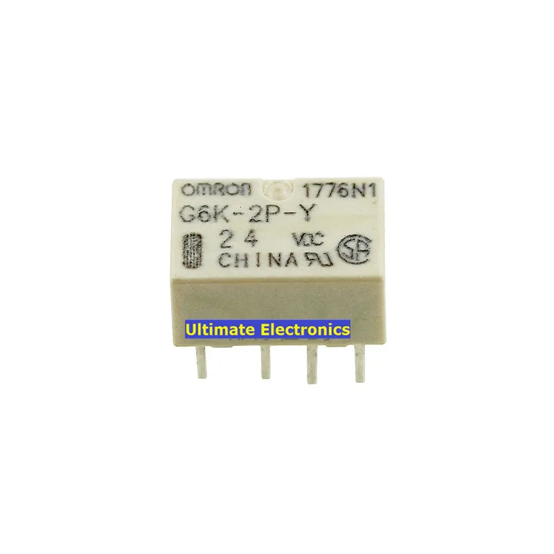5 шт. G6K 2P Y DC5V 5VDC DC12V 12VDC DC24V 24VDC реле|Интегральные схемы| |
