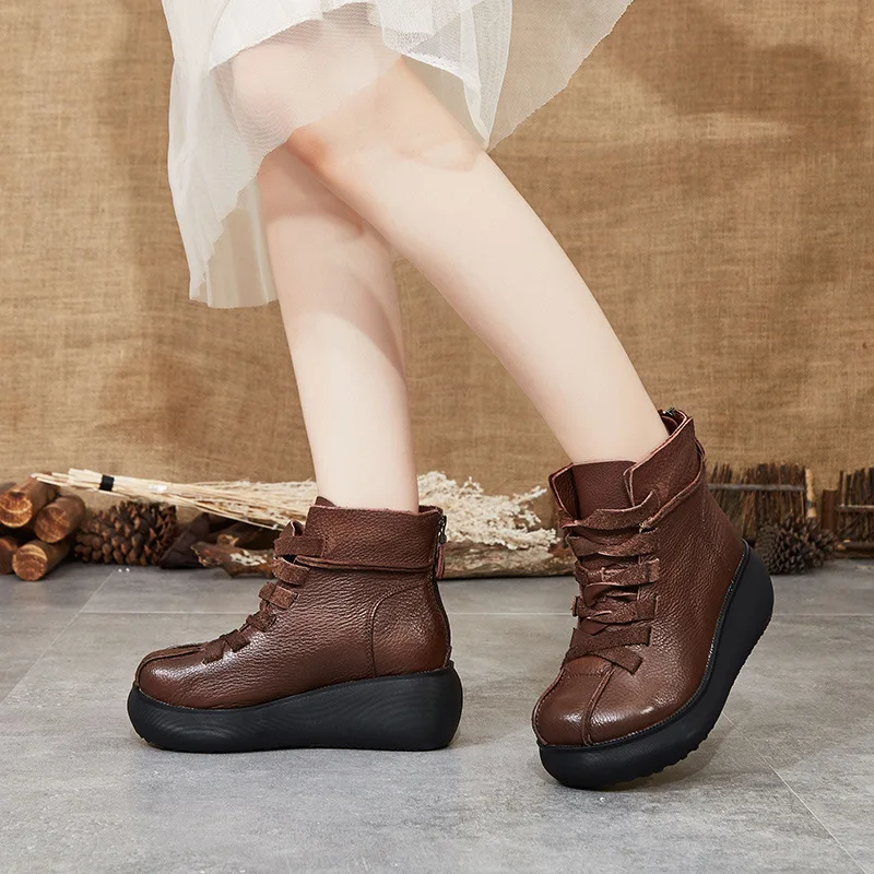 

Fashion Women Boots Brand Party Boots Short Comfortable Comfortable Platform Boots Rubber Casual Footwear