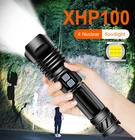 Мощная светодиодная вспышка xhp100, перезаряжаемая батарея 18650 26650, USB люмен, супер мощный фонарик xhp90 xhp70 xhp50, светильник