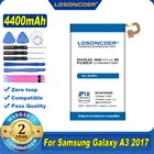 100% Оригинальный LOSONCOER 4400 мАч фотоаккумулятор для Samsung Galaxy A3 2017 A320F