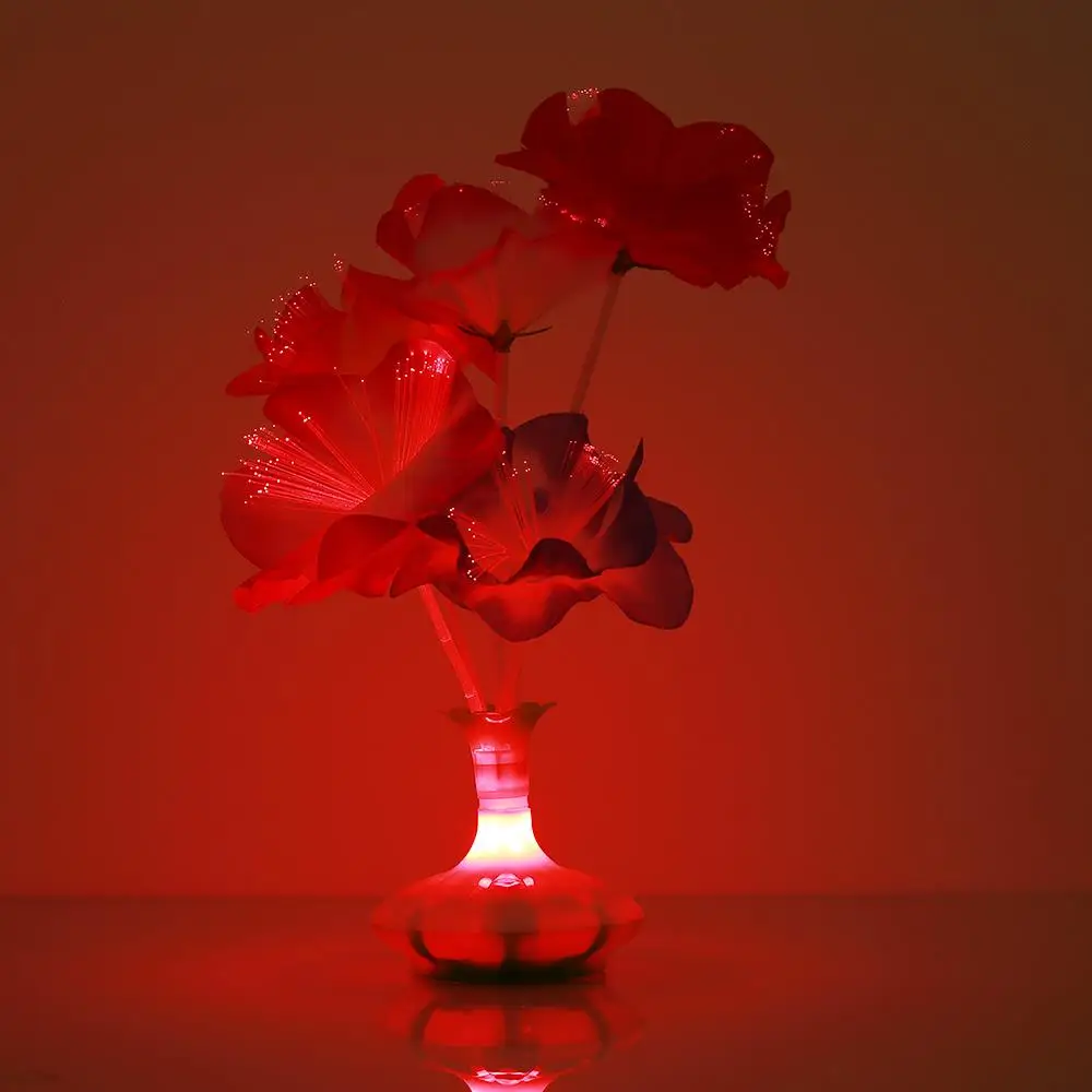 Пластиковая Красивая волоконно-оптическая лампа волоконный светодиодный