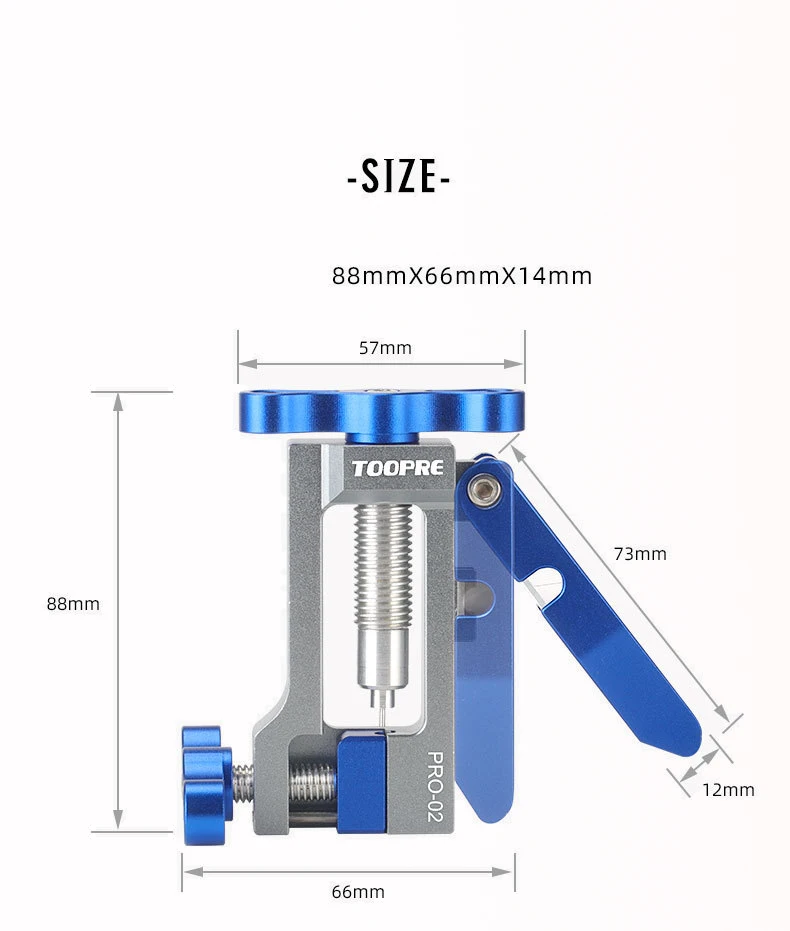 

MTB 2 in 1 Bicycle Brake Hydraulic Hose Needle Driver Cutter Repair Tool for Bike Shimano SRAM AVID Magura Formula Press fit in