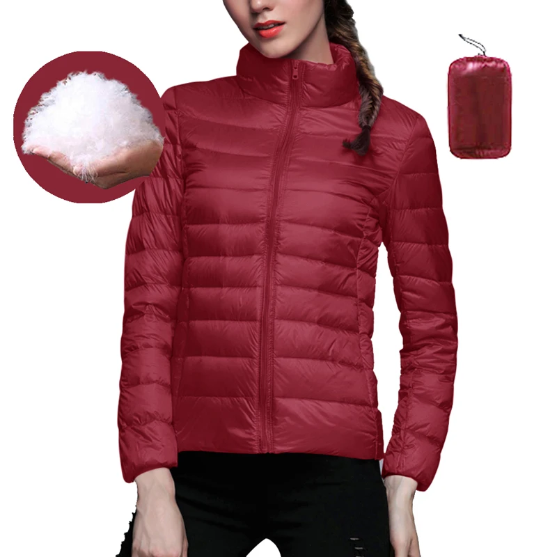 Sfit женский пуховик пальто вельветовый теплый ультра светильник куртки с
