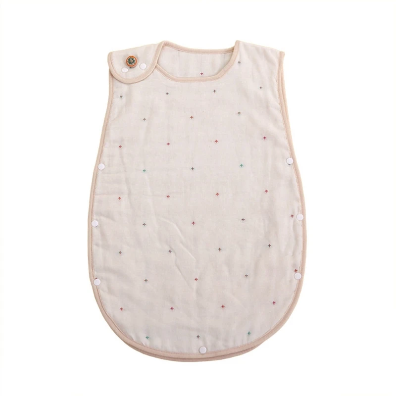 

Praktische Pasgeboren Baby Slaapzak Inbakeren Wearable Deken Mouwloze Jersey Katoen Bovenkleding Vest Slaap Zak Peuters