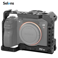 selens a7iii a7r3 a7m3 cage for sony a7riii a7iiia7miii aluminum alloy cage to mount tripod quick release extension kit 2087