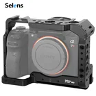 Selens a7iii a7r3 a7m3 клетка для Sony A7RIII A7IIIA7MIII клетка из алюминиевого сплава для крепления штатива комплект быстрого крепления-2087